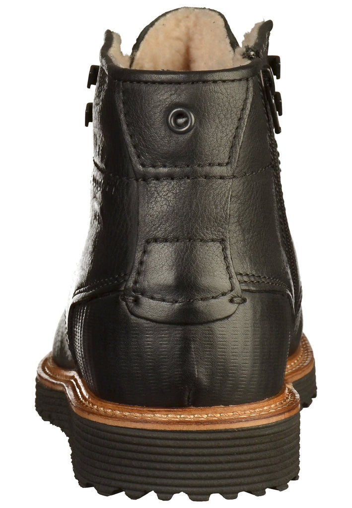 Bugatti Stiefelette Leder Schwarz