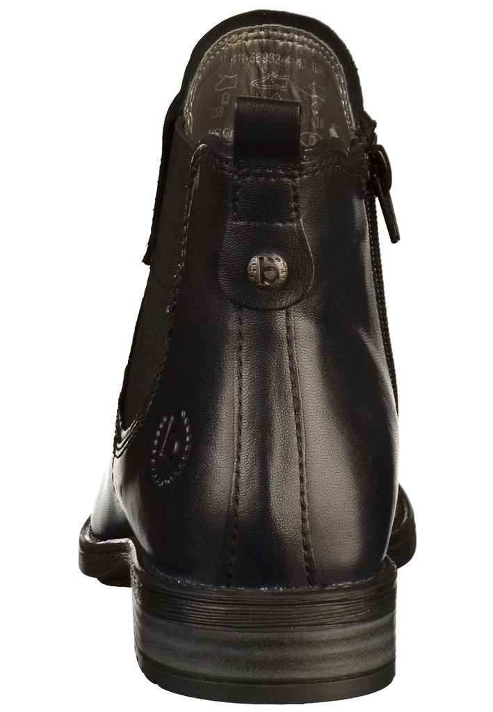 Bugatti Stiefelette Leder Schwarz