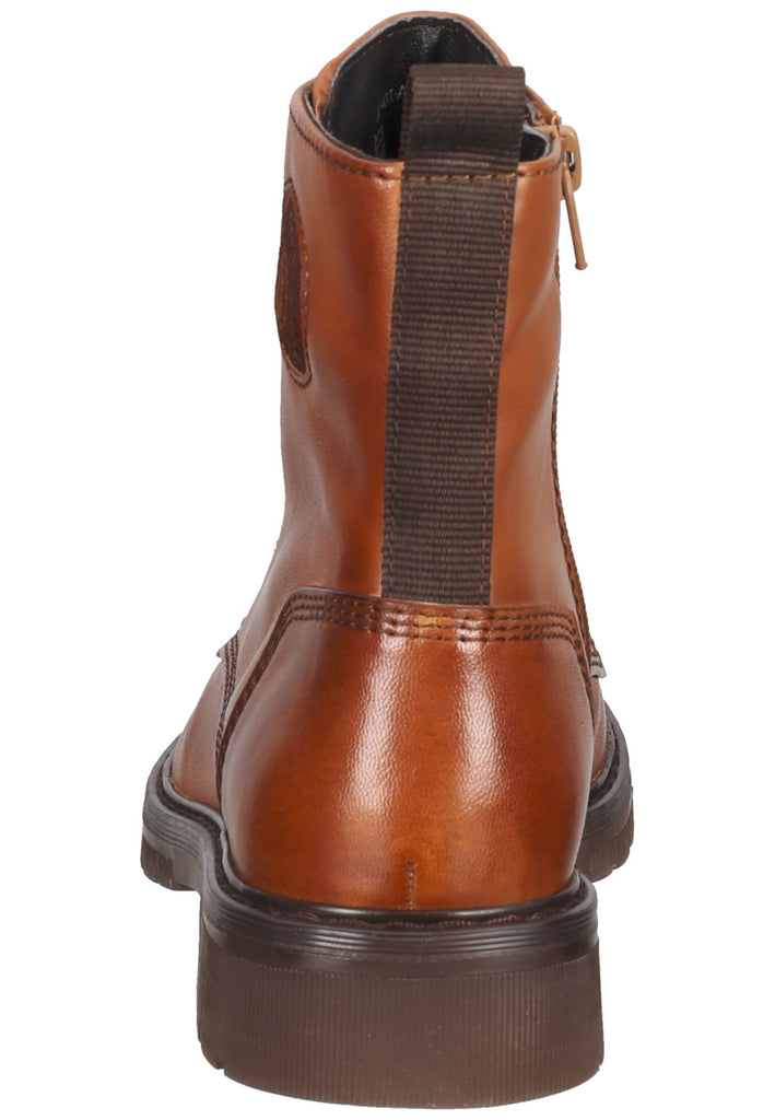 Bugatti Stiefelette Leder/Synthetik Cognac