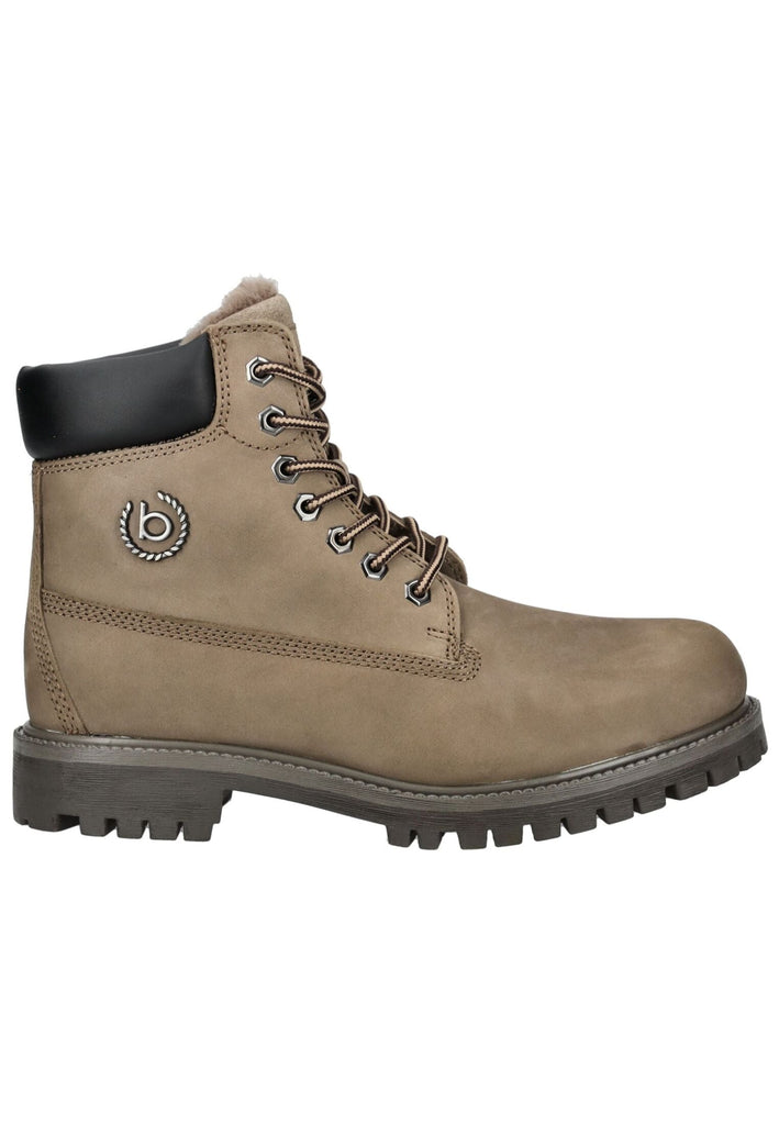 Bugatti Stiefelette Leder Taupe Warmfutter