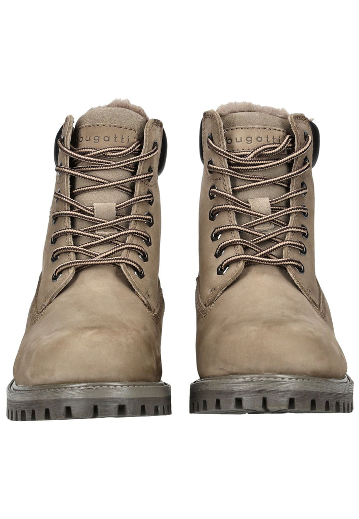 Bugatti Stiefelette Leder Taupe Warmfutter