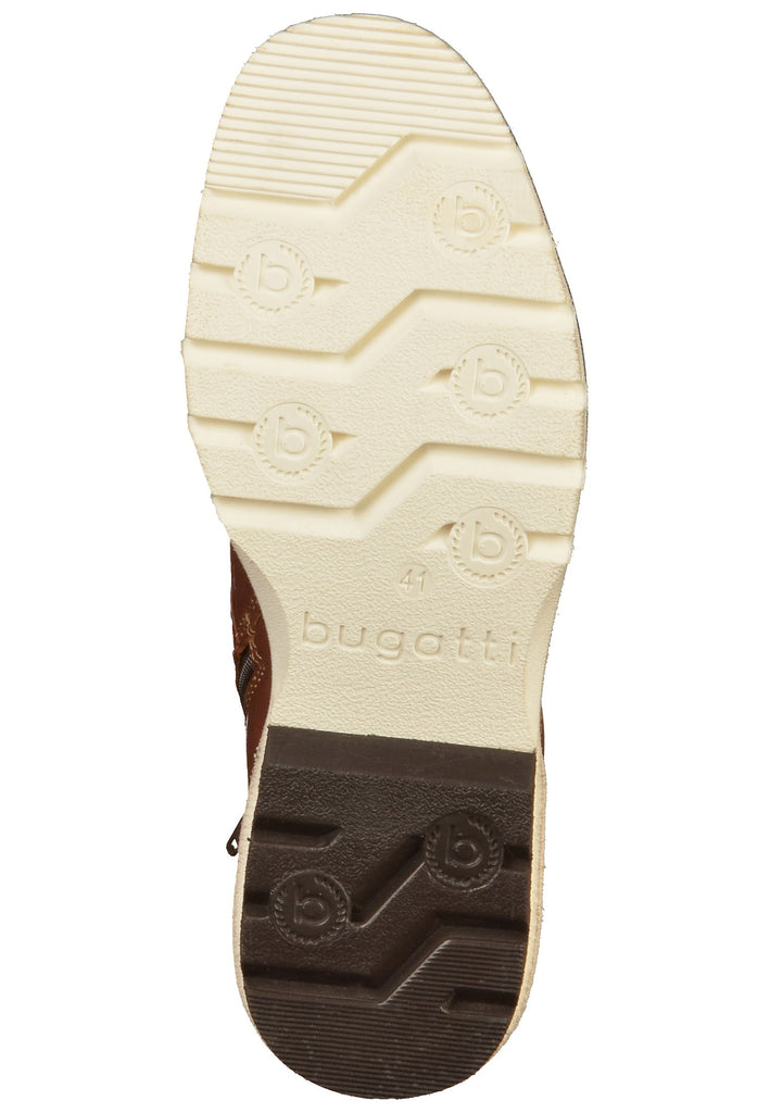 Bugatti Stiefelette Leder/Textil Braun