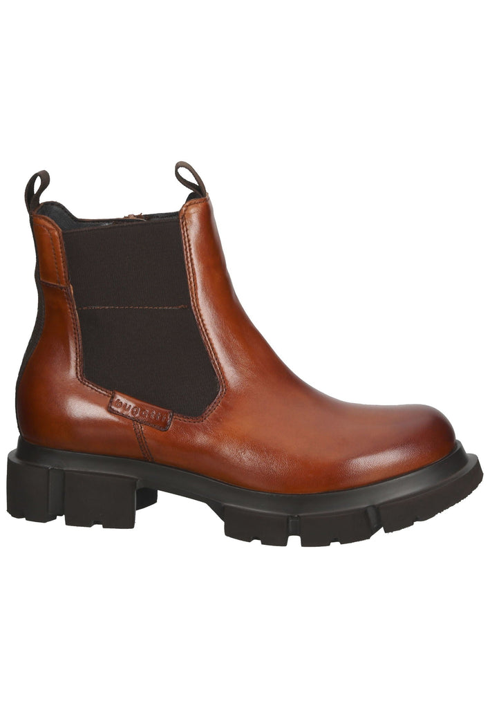 Bugatti Stiefelette Leder/Textil Cognac