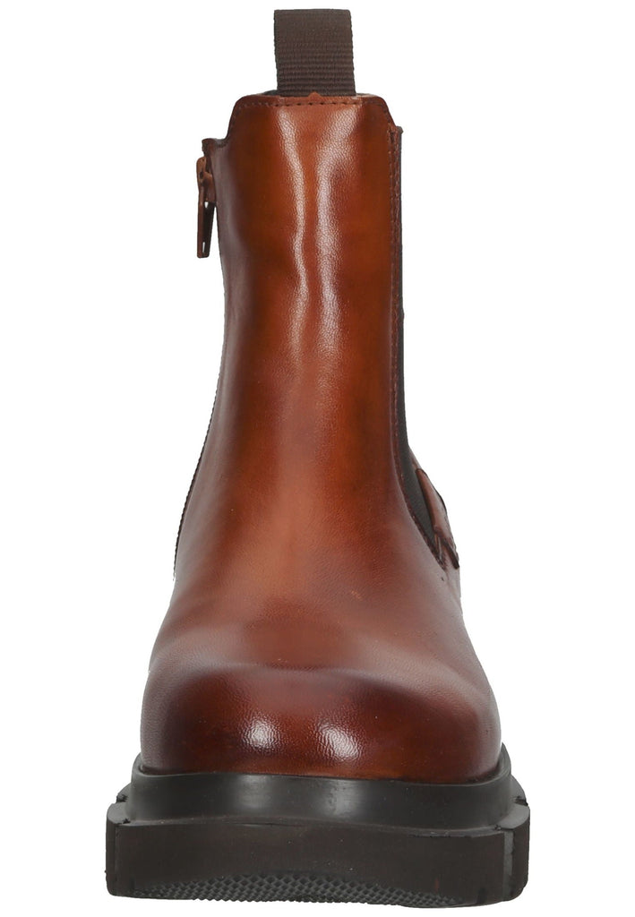 Bugatti Stiefelette Leder/Textil Cognac