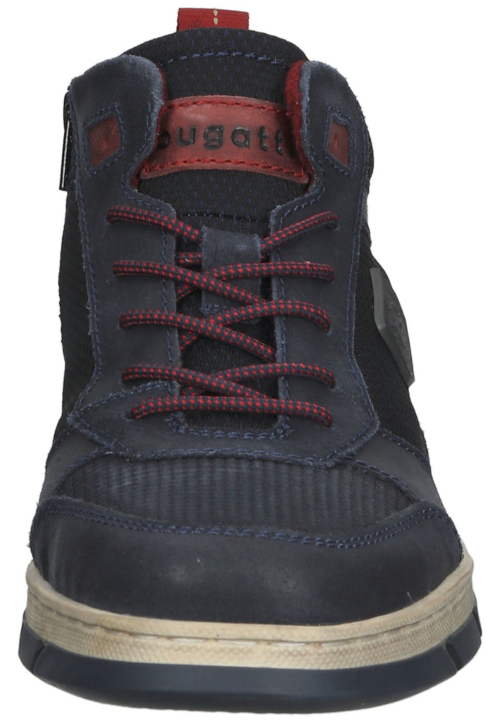 Bugatti Stiefelette Leder/Textil Dunkelblau