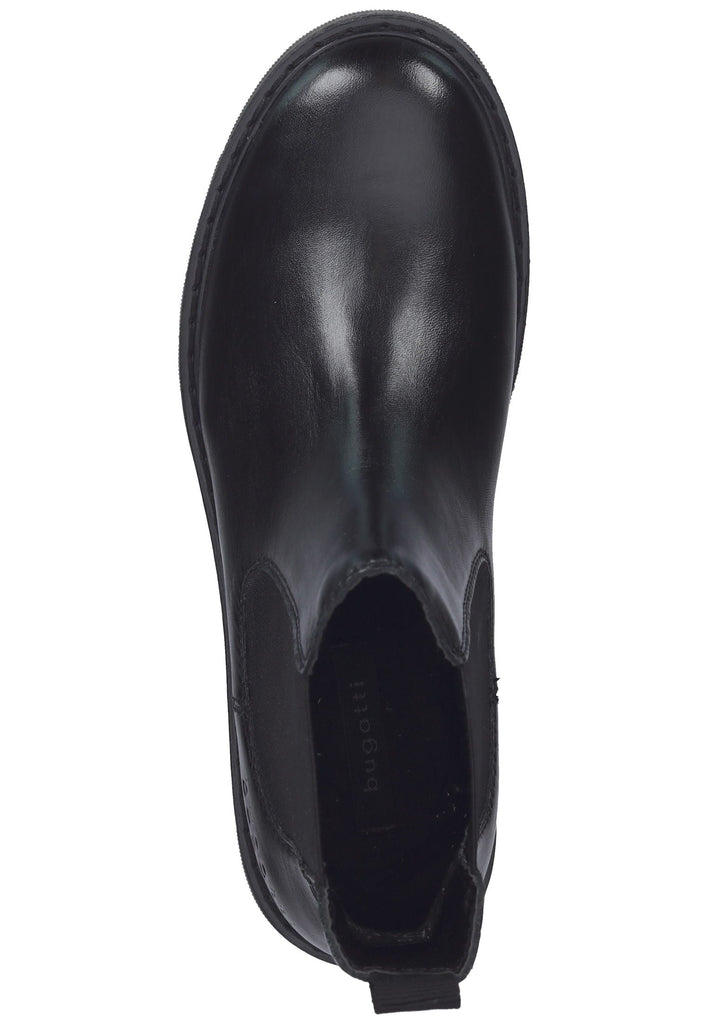 Bugatti Stiefelette Leder/Textil Schwarz