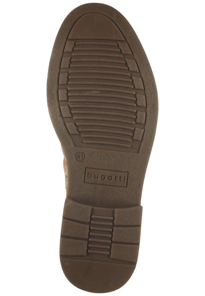 Bugatti Stiefelette Leder/Textil Taupe