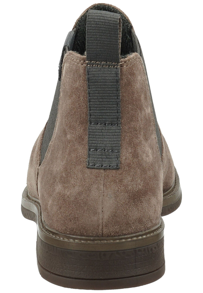 Bugatti Stiefelette Leder/Textil Taupe