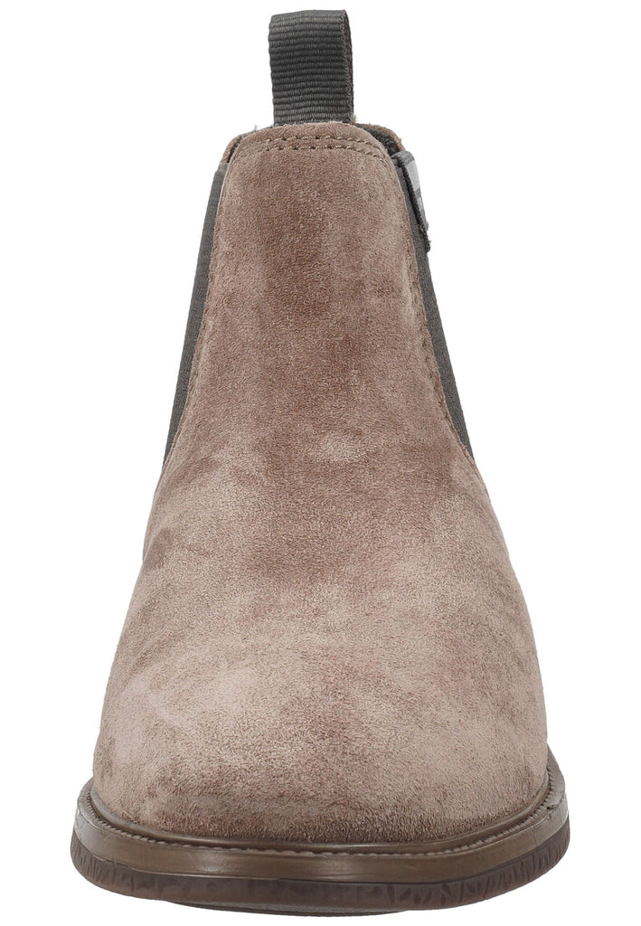 Bugatti Stiefelette Leder/Textil Taupe