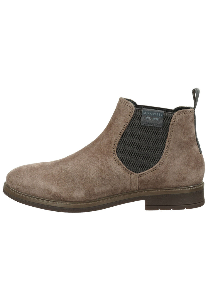 Bugatti Stiefelette Leder/Textil Taupe