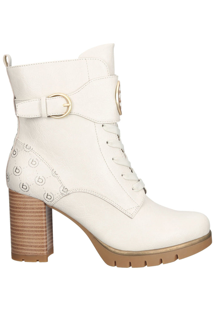 Bugatti Stiefelette Lederimitat Beige