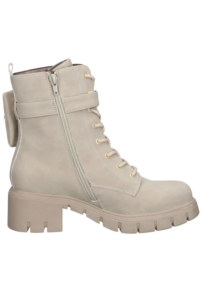 Bugatti Stiefelette Lederimitat Beige Warmfutter