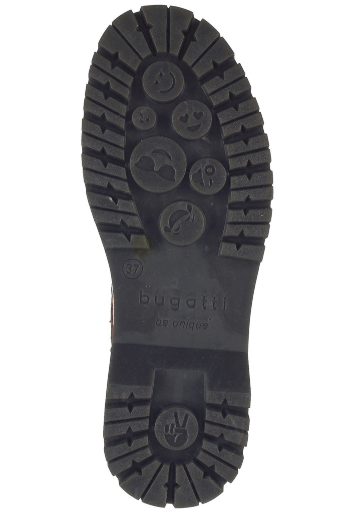 Bugatti Stiefelette Lederimitat Cognac