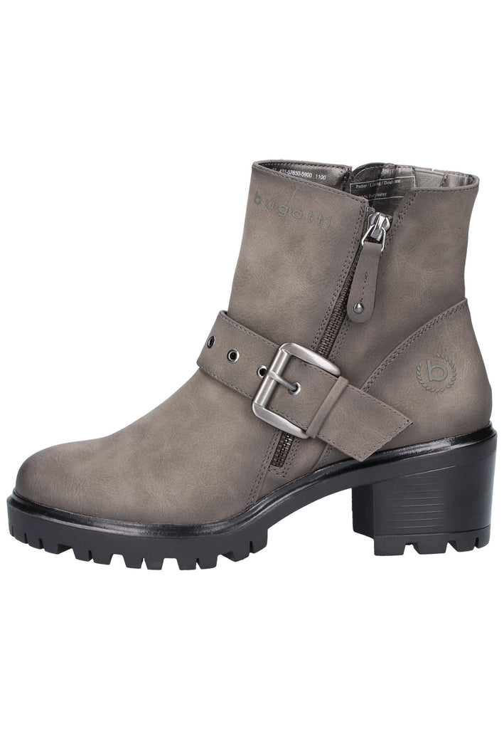 Bugatti Stiefelette Lederimitat Dunkelgrau