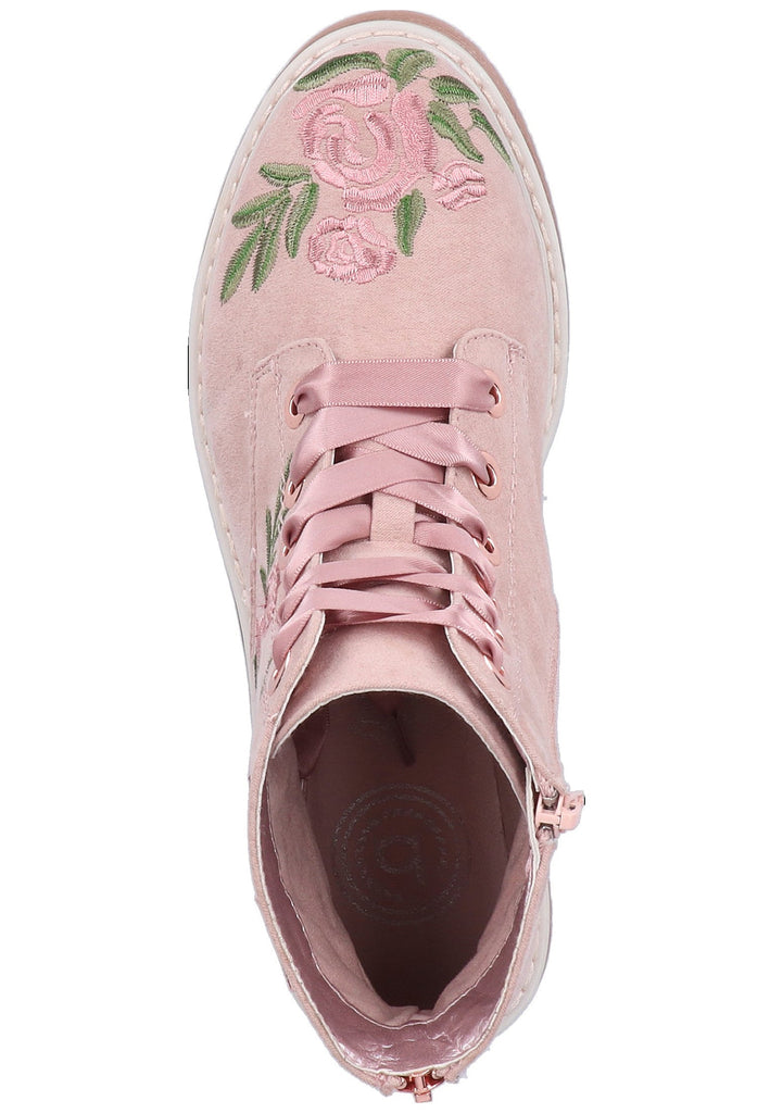 Bugatti Stiefelette Lederimitat Rose