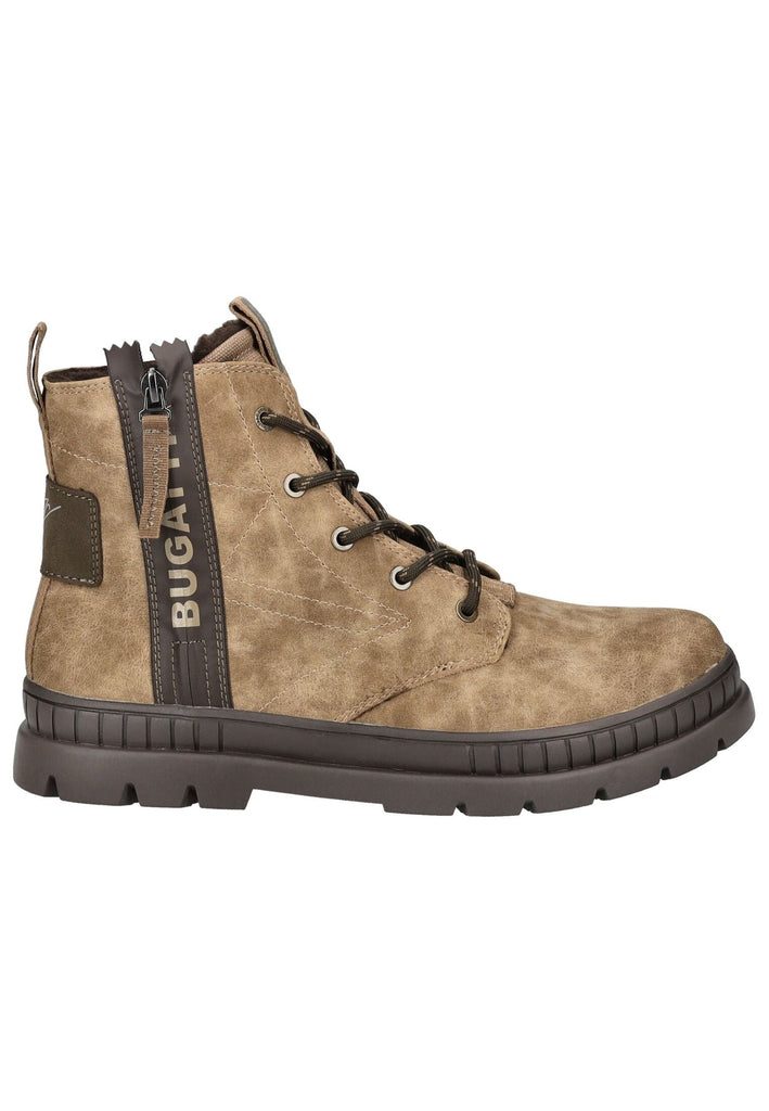 Bugatti Stiefelette Lederimitat Sand Warmfutter