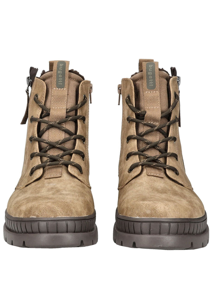 Bugatti Stiefelette Lederimitat Sand Warmfutter