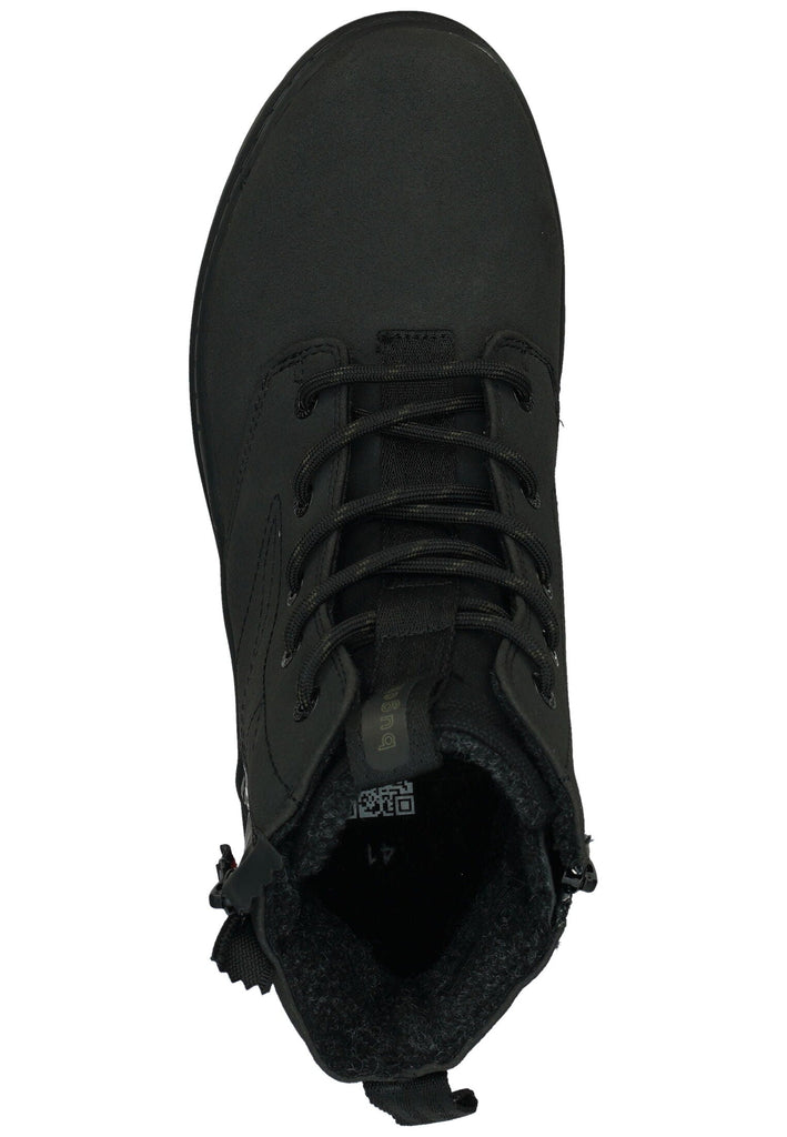 Bugatti Stiefelette Lederimitat Schwarz