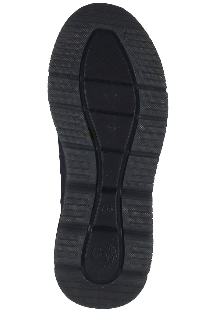 Bugatti Stiefelette Lederimitat Schwarz