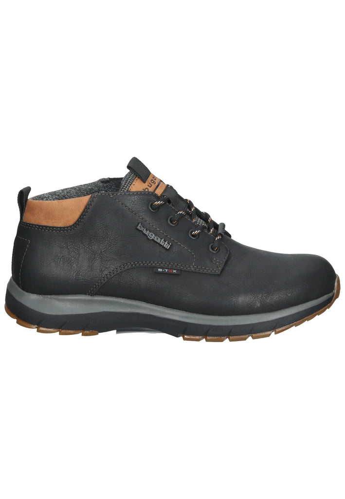 Bugatti Stiefelette Lederimitat Schwarz