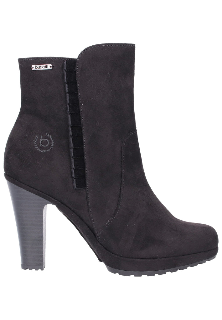 Bugatti Stiefelette Lederimitat Schwarz