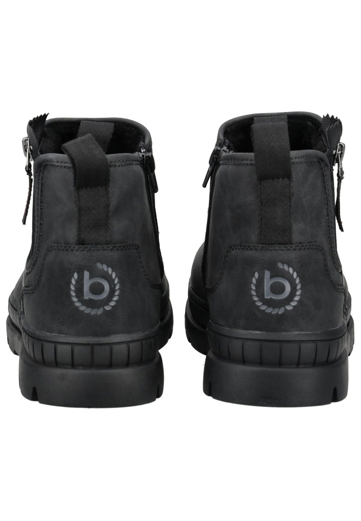 Bugatti Stiefelette Lederimitat Schwarz Warmfutter