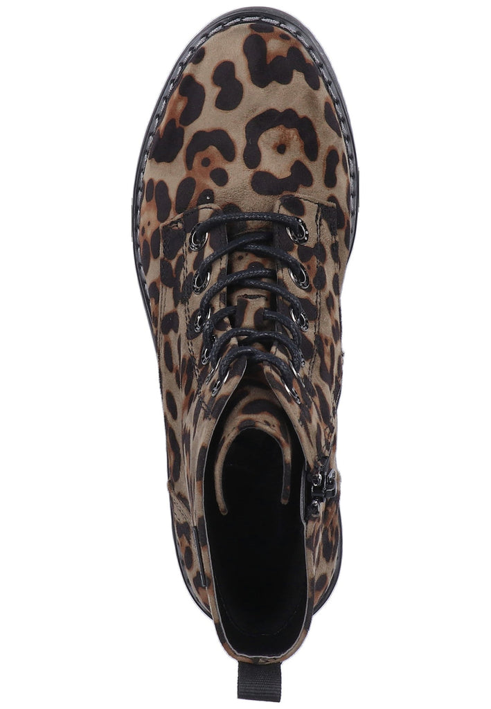 Bugatti Stiefelette Lederimitat/Textil Grün/Schwarz