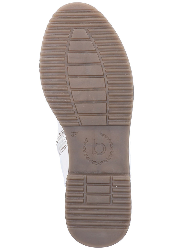 Bugatti Stiefelette Lederimitat Weiß