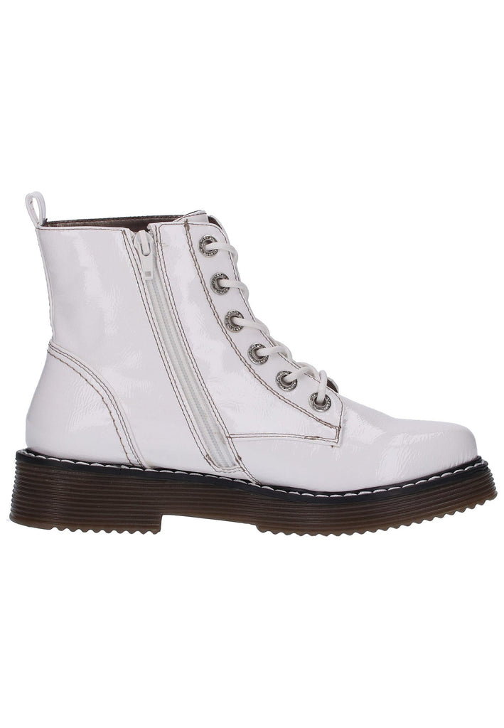 Bugatti Stiefelette Lederimitat Weiß