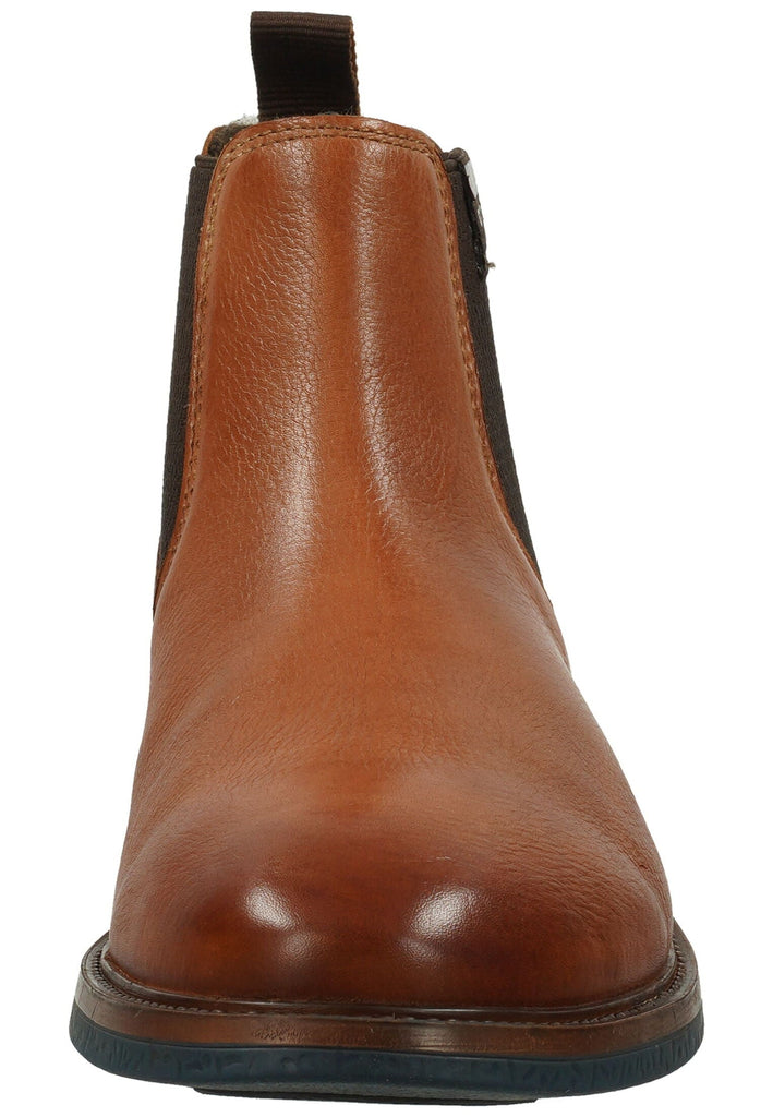 Bugatti Stiefelette Nappaleder Cognac