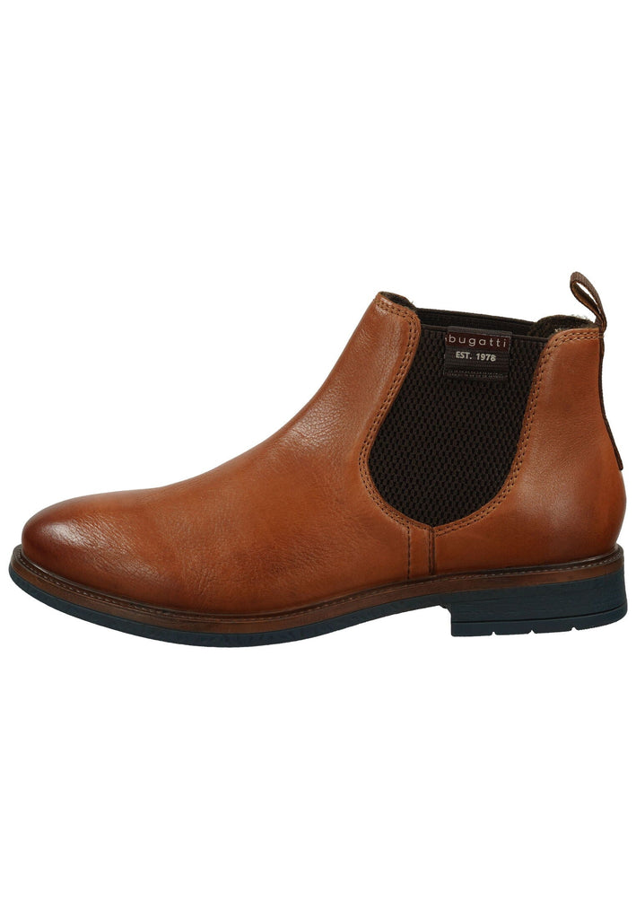 Bugatti Stiefelette Nappaleder Cognac