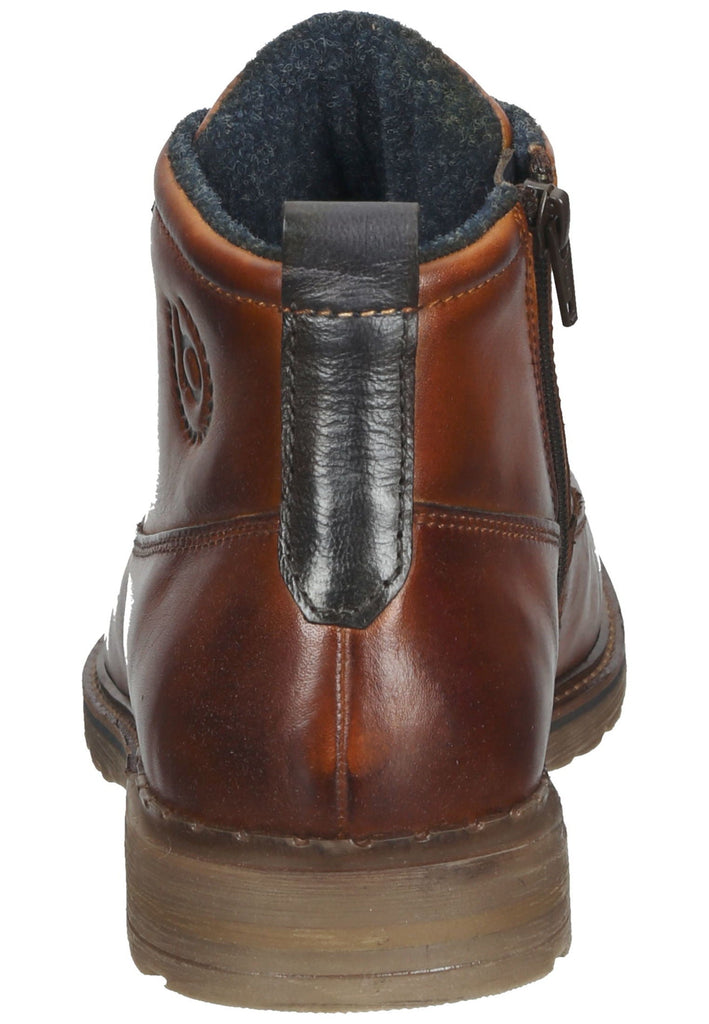 Bugatti Stiefelette Nappaleder Cognac