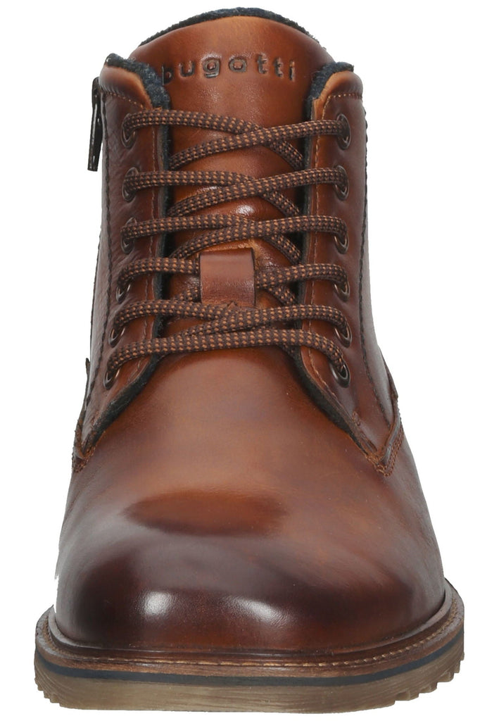 Bugatti Stiefelette Nappaleder Cognac