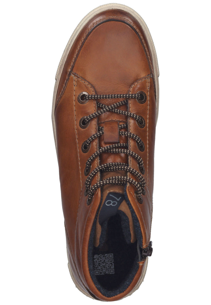 Bugatti Stiefelette Nappaleder Cognac