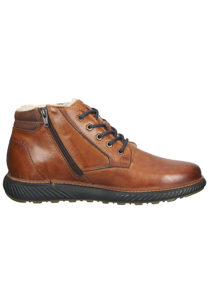 Bugatti Stiefelette Nappaleder Cognac