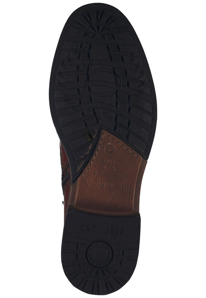 Bugatti Stiefelette Nappaleder Cognac