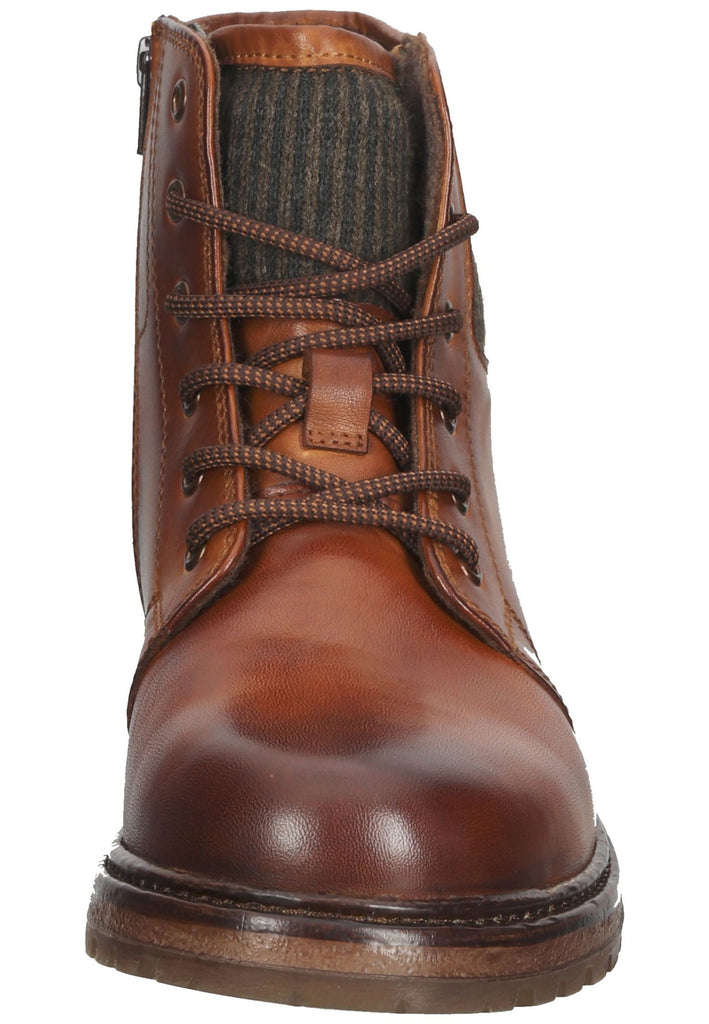 Bugatti Stiefelette Nappaleder Cognac