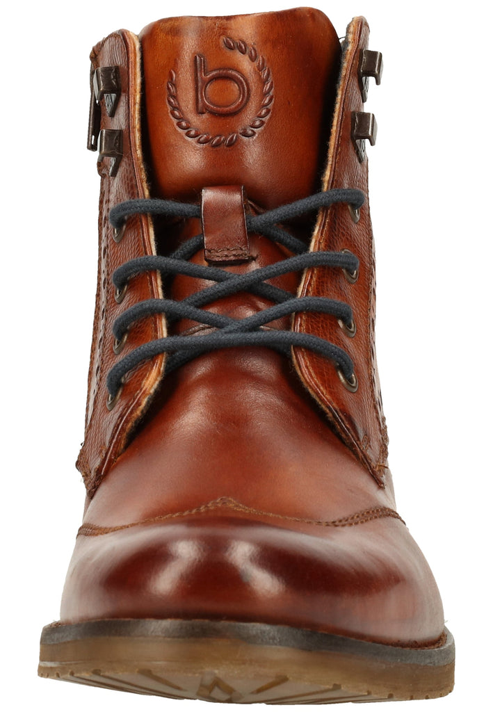 Bugatti Stiefelette Nappaleder Cognac