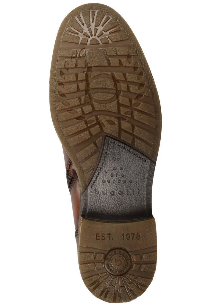 Bugatti Stiefelette Nappaleder Cognac