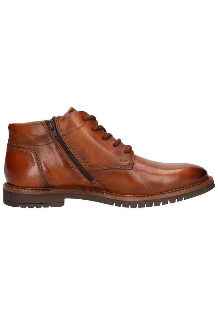 Bugatti Stiefelette Nappaleder Cognac