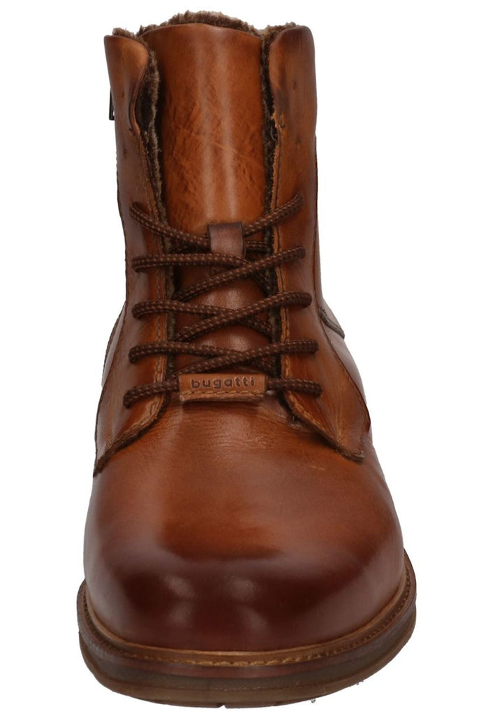 Bugatti Stiefelette Nappaleder Cognac Warmfutter