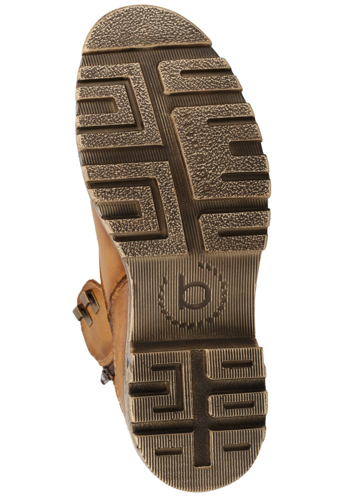 Bugatti Stiefelette Nappaleder Cognac Warmfutter