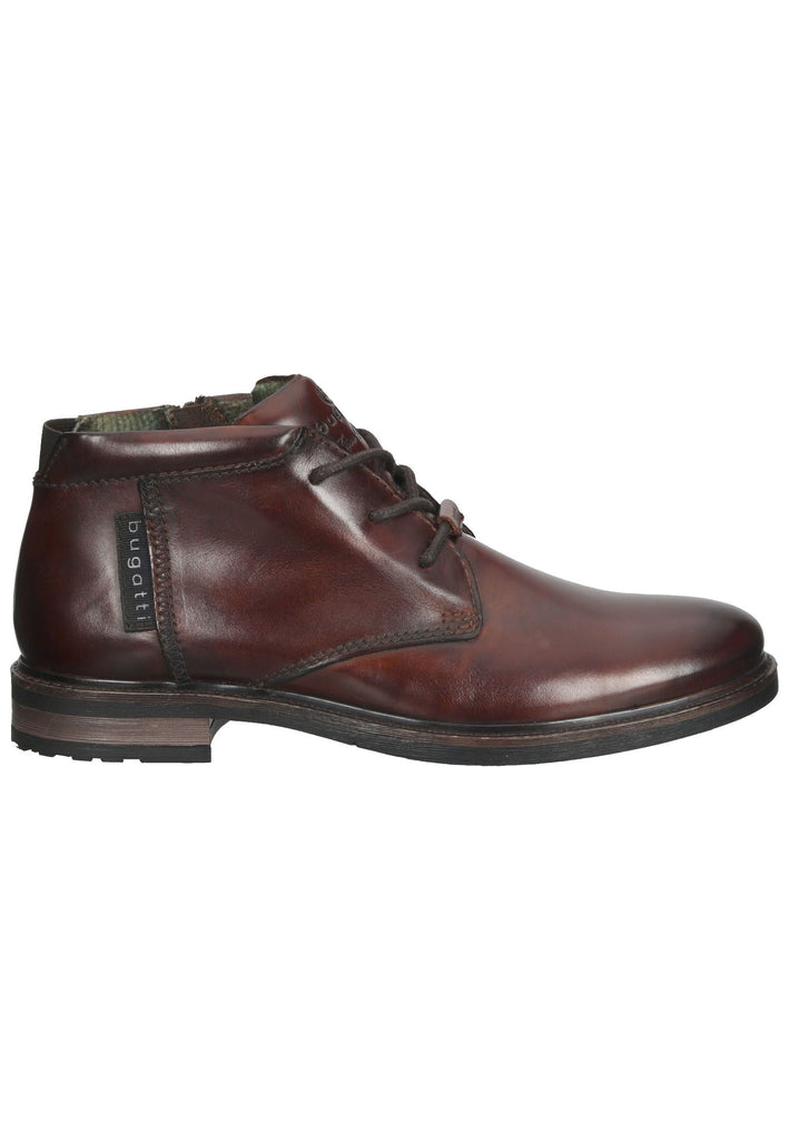 Bugatti Stiefelette Nappaleder Dunkelbraun