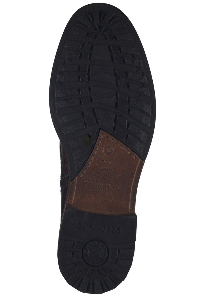 Bugatti Stiefelette Nappaleder Dunkelbraun