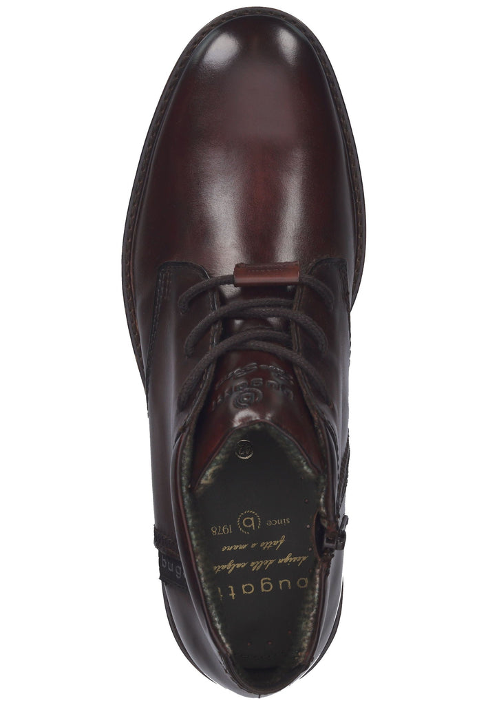 Bugatti Stiefelette Nappaleder Dunkelbraun