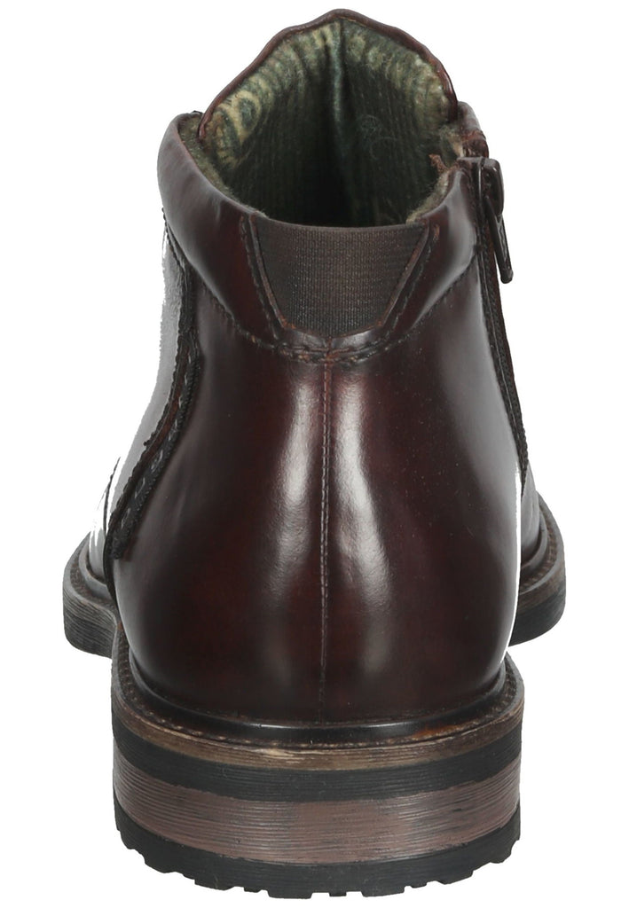 Bugatti Stiefelette Nappaleder Dunkelbraun