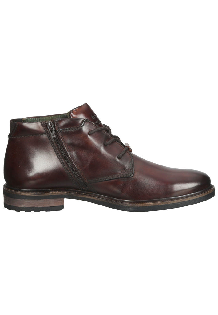 Bugatti Stiefelette Nappaleder Dunkelbraun