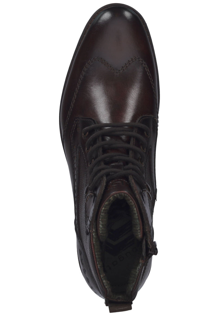 Bugatti Stiefelette Nappaleder Dunkelbraun