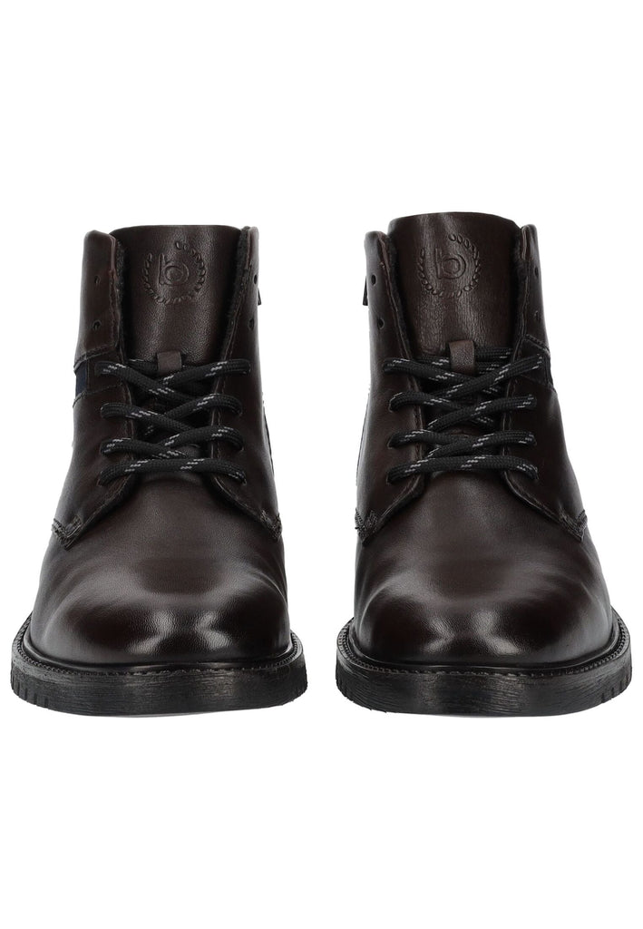Bugatti Stiefelette Nappaleder Dunkelbraun Warmfutter
