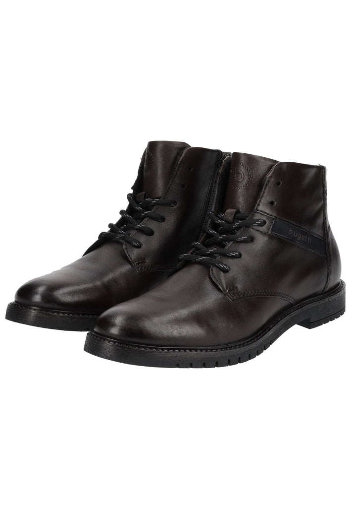 Bugatti Stiefelette Nappaleder Dunkelbraun Warmfutter